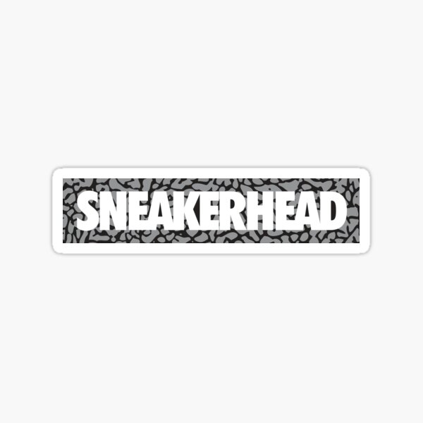 Sneakerhead Cement Sticker