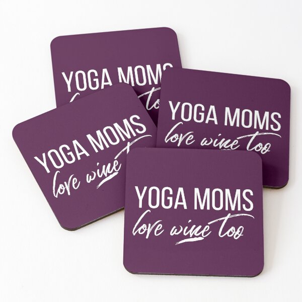 Item preview, Yoga Moms Love Wine Too designed and sold by tw2us.