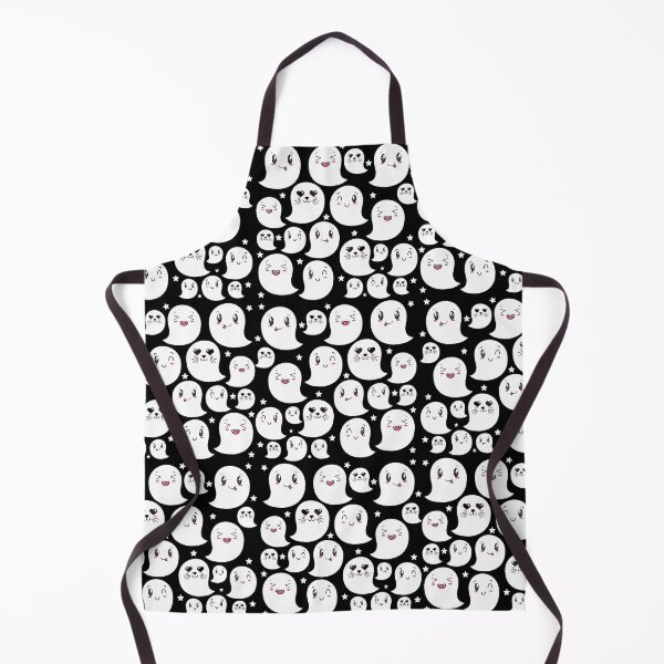 Item preview, Cute Kawaii Ghosts Halloween Pattern designed and sold by Medmac's Designs.