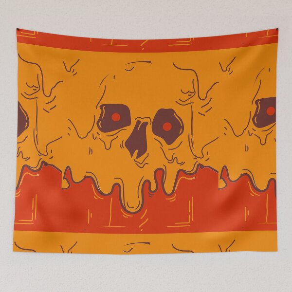 Item preview, melting skull designed and sold by Rajpramanik.