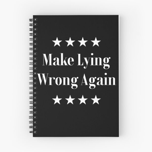 Item preview, Make Lying Wrong Again Anti-Trump designed and sold by azmndesigns.