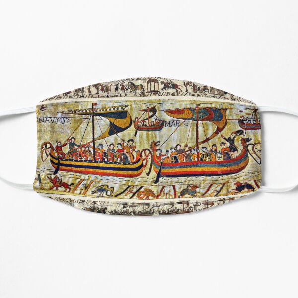 EL TAPIZ DE BAYEUX, BARCOS VIKINGOS Mascarilla