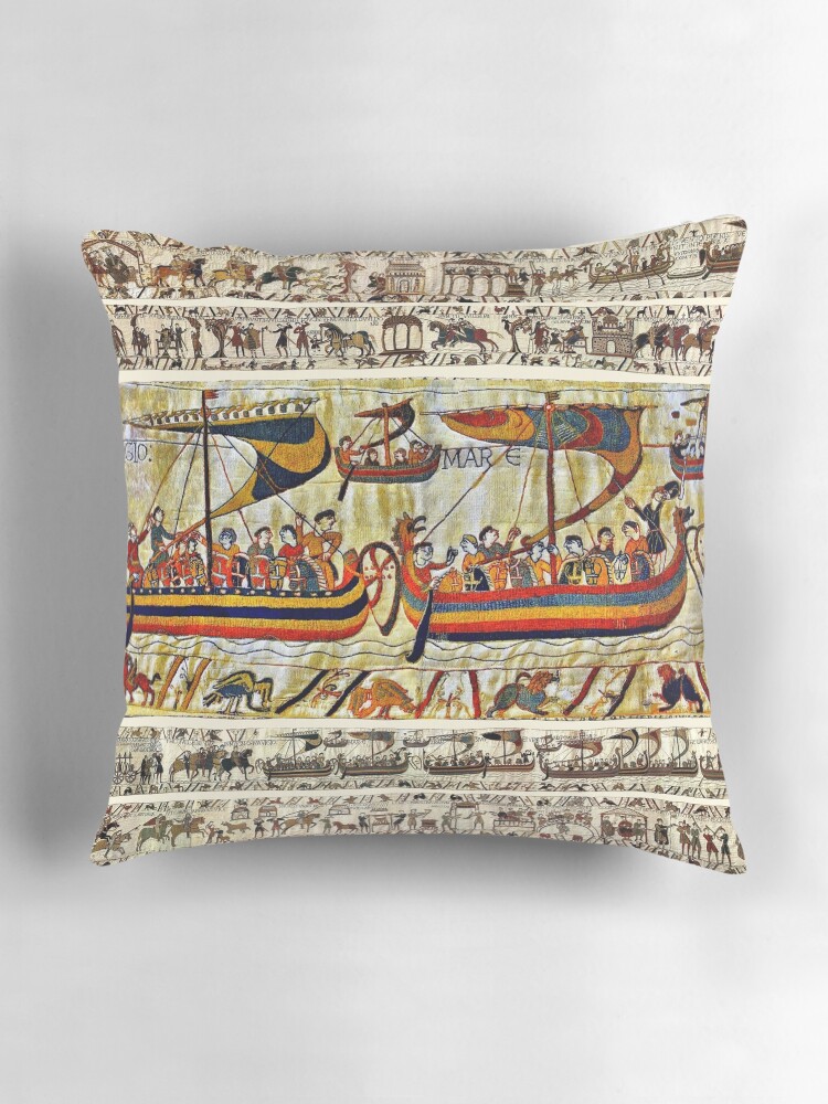 Bayeux Navigo Belgian Tapestry Decorative Cushion Cover