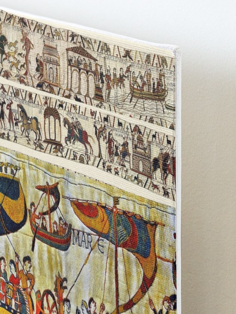 "THE BAYEUX TAPESTRY ,VIKING SHIPS" Mounted Print for Sale by BulganLumini Redbubble