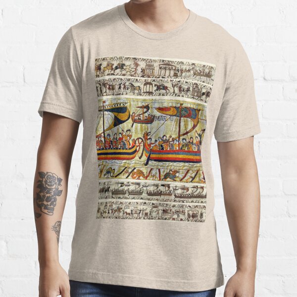 "THE BAYEUX TAPESTRY ,VIKING SHIPS" Tshirt for Sale by BulganLumini