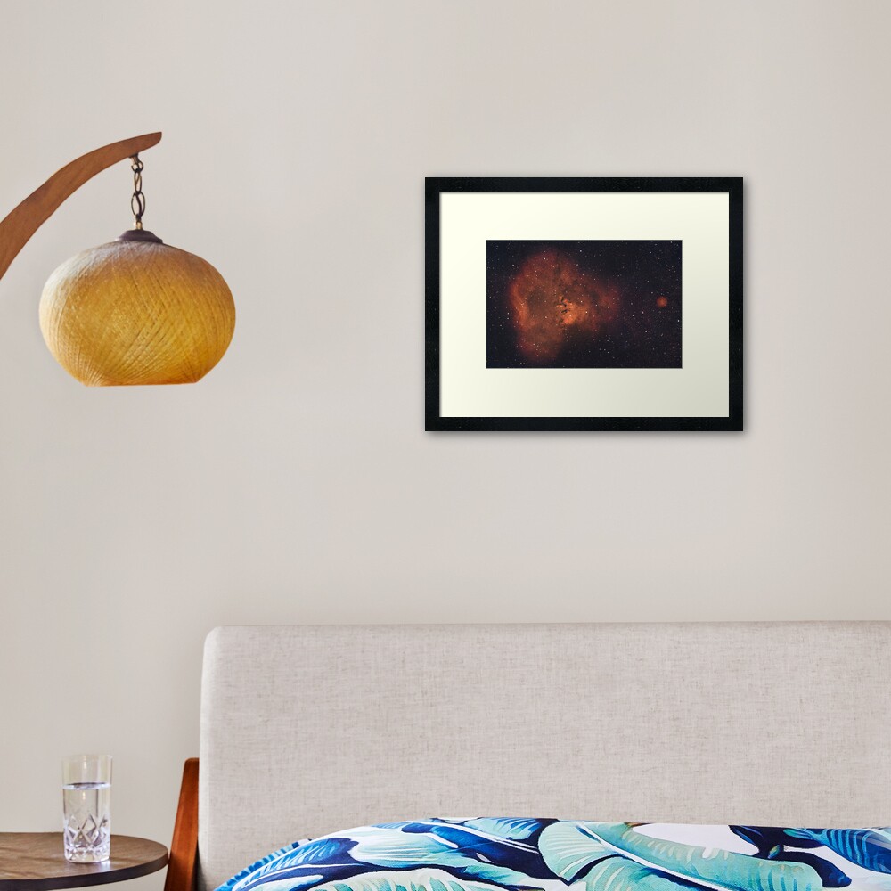 NGC 7288 Nebula System Framed Art Print