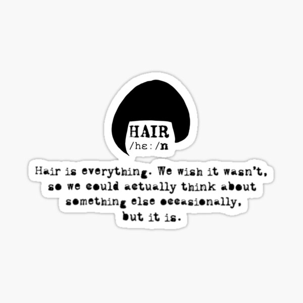 Vista previa del artículo con la obra «Fleabag: el cabello lo es todo», diseñado y vendido por katesredbubbles.