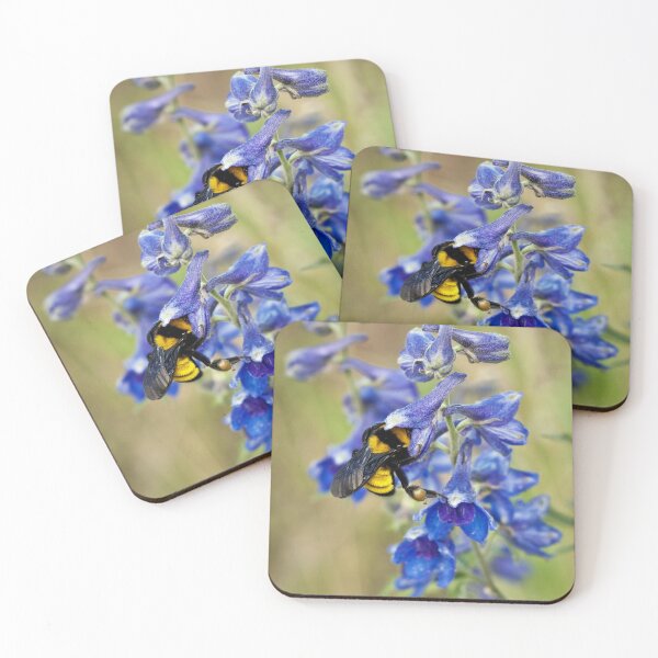 Item preview, Bumble Bee On Larkspur designed and sold by K D Graves Photography.