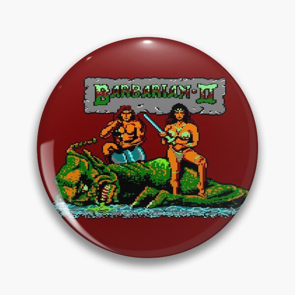Item preview, Barbarian II Amstrad CPC Videogames Pixel Art designed and sold by Mr-Retropixel.