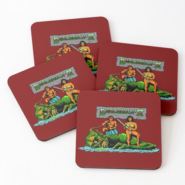 Item preview, Barbarian II Amstrad CPC Videogames Pixel Art designed and sold by Mr-Retropixel.