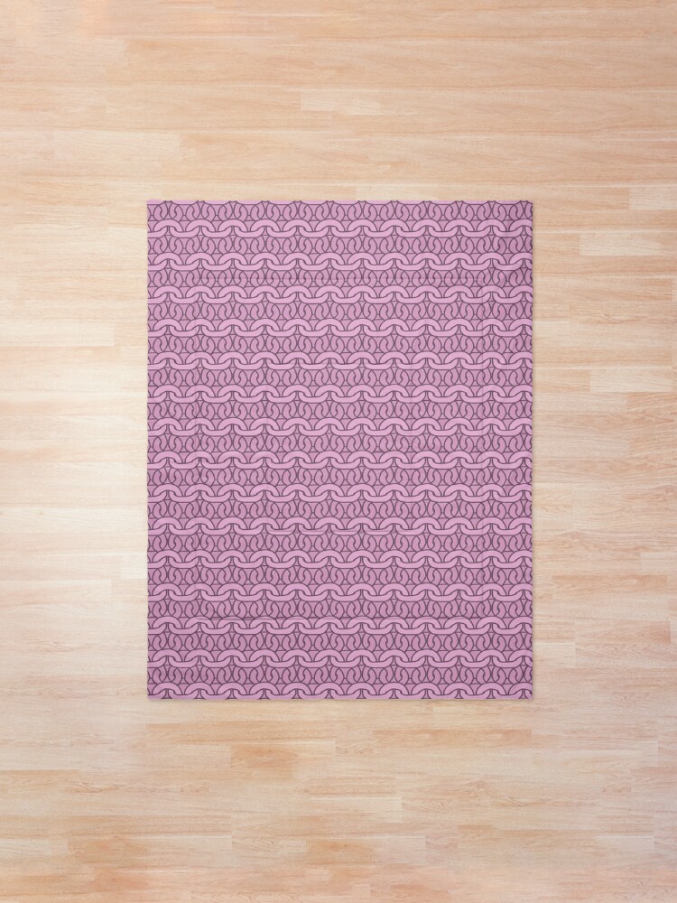 Alternate view of Pink Garter Stitch Comforter