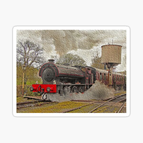 Winter steam Sticker