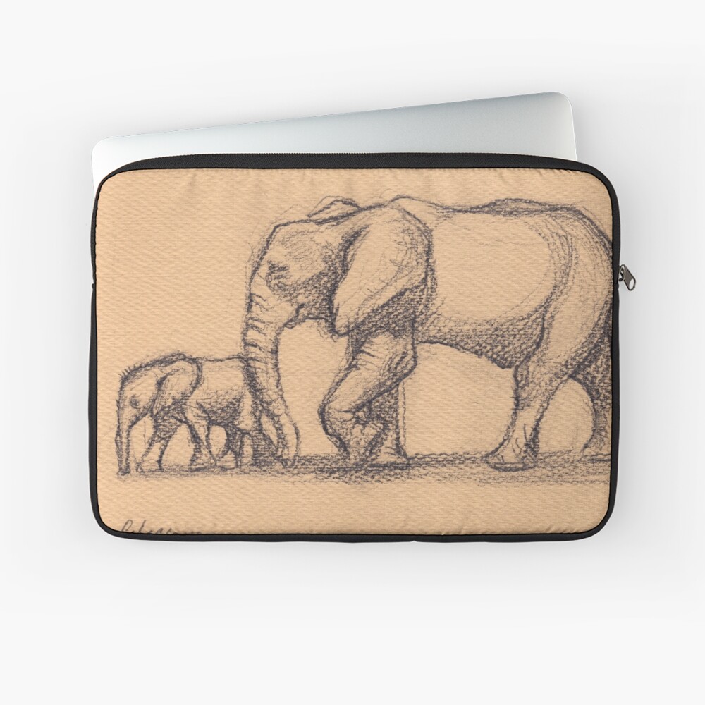 Kids Travel Art Kit Elephants Crayon Wallet on the Go Kids Art Activity Kit  Crayons and Scratch Pad Included Elephants 