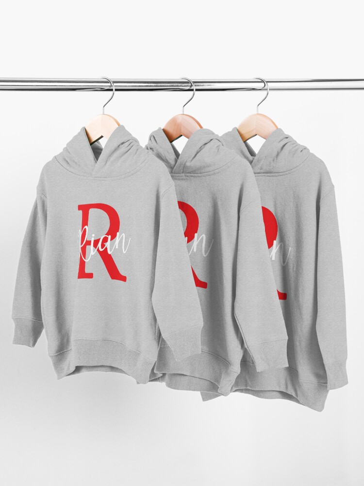 Personalised hotsell initial hoodie