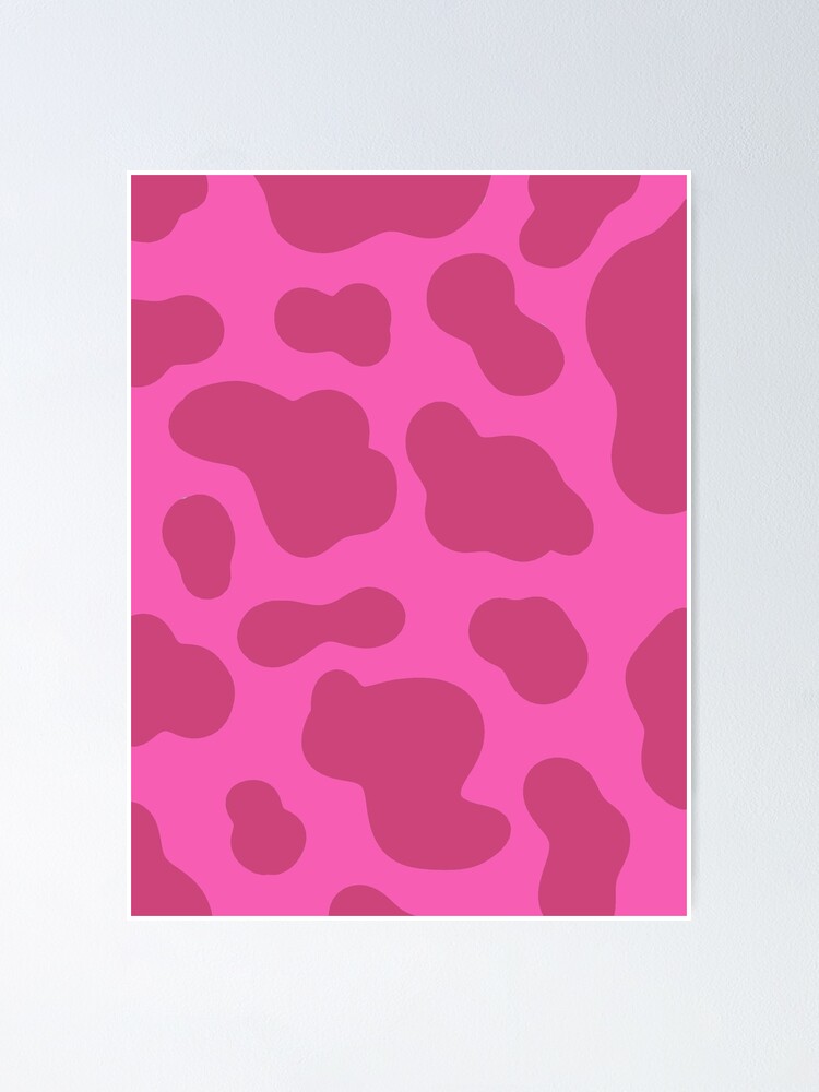 Hot Pink Cow Print