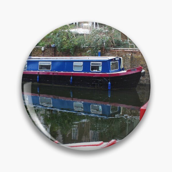 Item preview, Narrow Boats Regent's Canal Camden London designed and sold by AndyEvansPhotos.