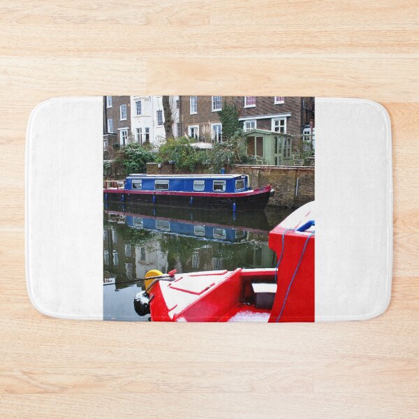 Item preview, Narrow Boats Regent's Canal Camden London designed and sold by AndyEvansPhotos.