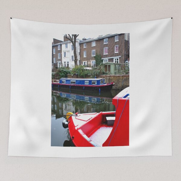 Item preview, Narrow Boats Regent's Canal Camden London designed and sold by AndyEvansPhotos.