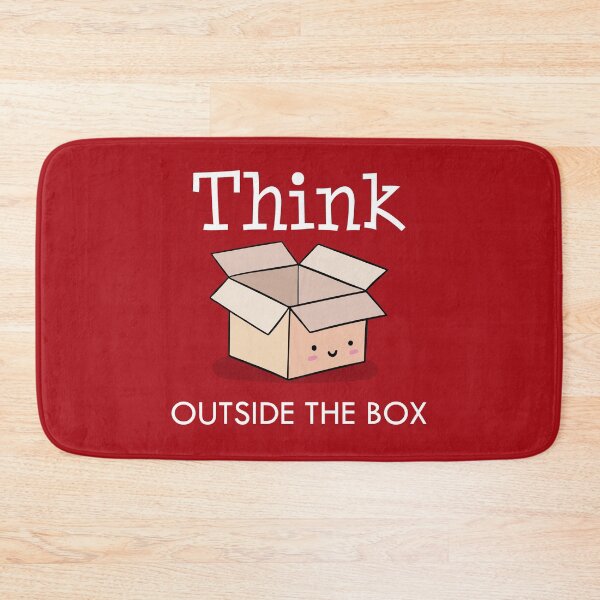 Item preview, Think Outside the Box designed and sold by RadCartoon.