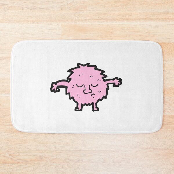 Item preview, Miss Polite Fluffy Pink Ball Monster designed and sold by wildflowerperks.
