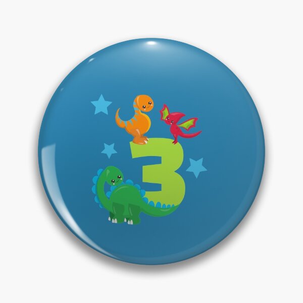 Item preview, 3 year old child dinosaur saurian birthday present birthday present designed and sold by Jelisandie.