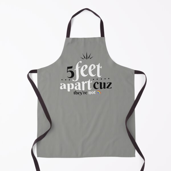 Item preview, 5 Feet Apart cuz they're not Gay (Vine Shirt) Black & White designed and sold by Niche Religion.