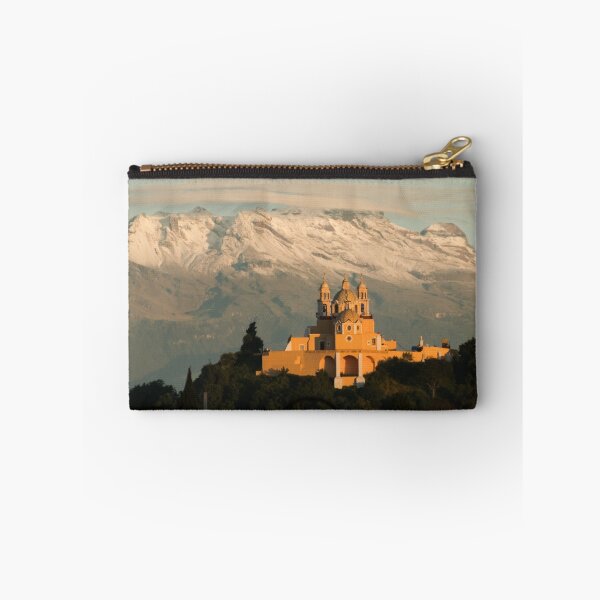 Item preview, Sunrise with church and mountain in Cholula Mexico designed and sold by luisraultg.