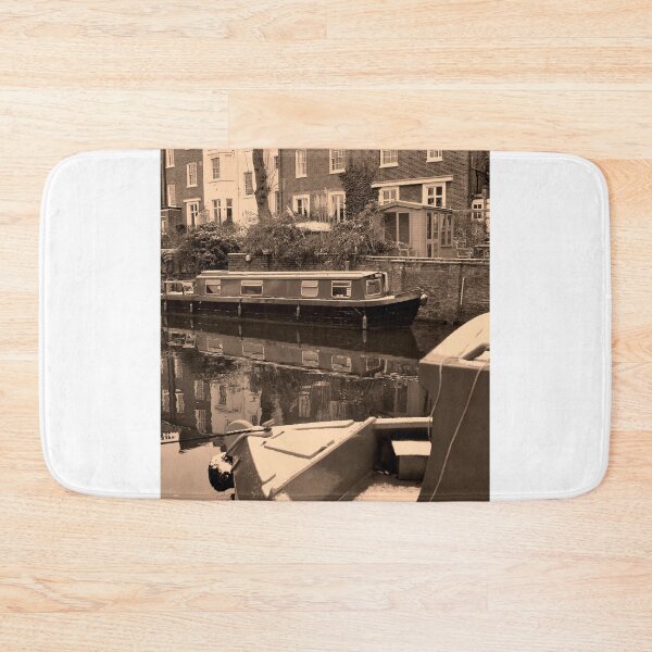 Item preview, Narrow Boats Regent's Canal Camden London designed and sold by AndyEvansPhotos.