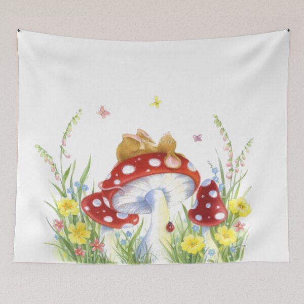 Item preview, A Hare on a Toadstool designed and sold by Designs By Creation.