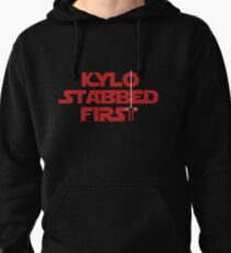 Kylo Stabbed First Pullover Hoodie