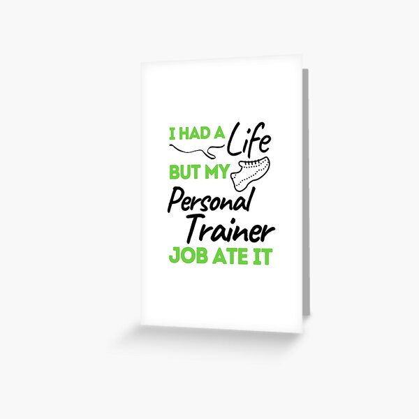 Personal Trainer Funny Greeting Cards for Sale | Redbubble Personal Trainer Funny Greeting Cards for Sale | Redbubble