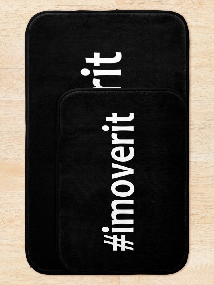Alternate view of I am over it - #imoverit - Forgotten - Broken up - Not Remembered Bath Mat