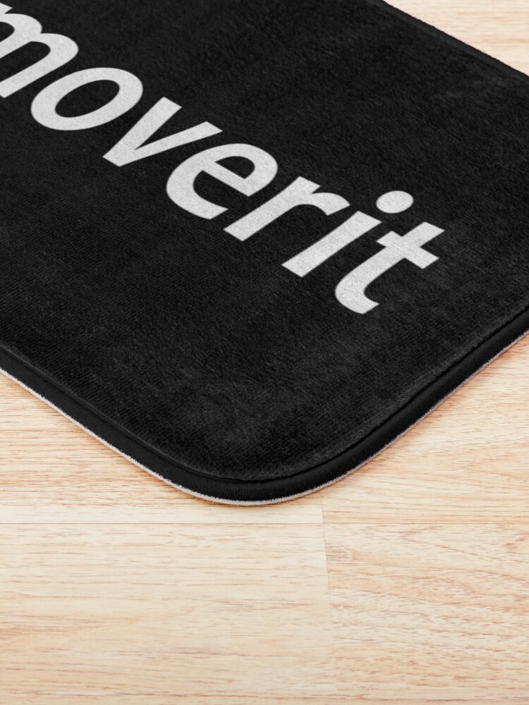 Alternate view of I am over it - #imoverit - Forgotten - Broken up - Not Remembered Bath Mat