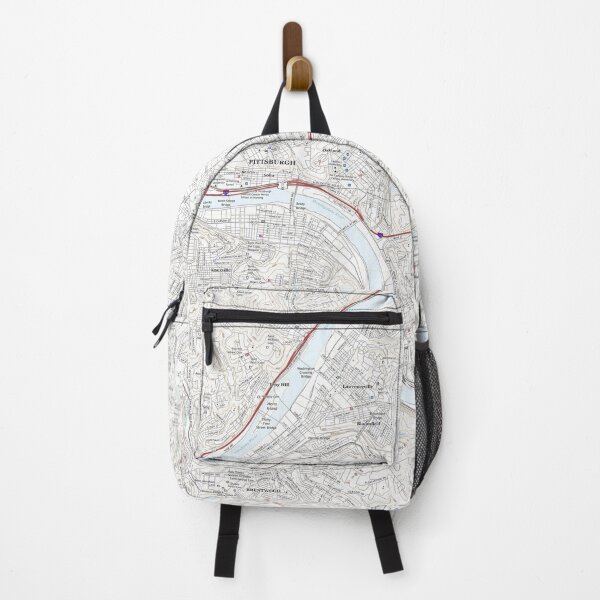 Item preview, Pittsburgh, PA - East Topographical Map Clean designed and sold by PGHPhotoCo.
