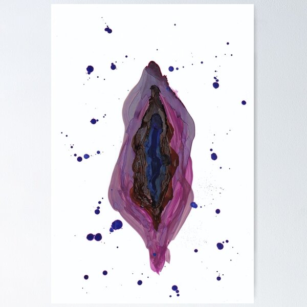 Item preview, Alcohol Ink - Abstract Vagina designed and sold by Anneliese Vanderheyden.