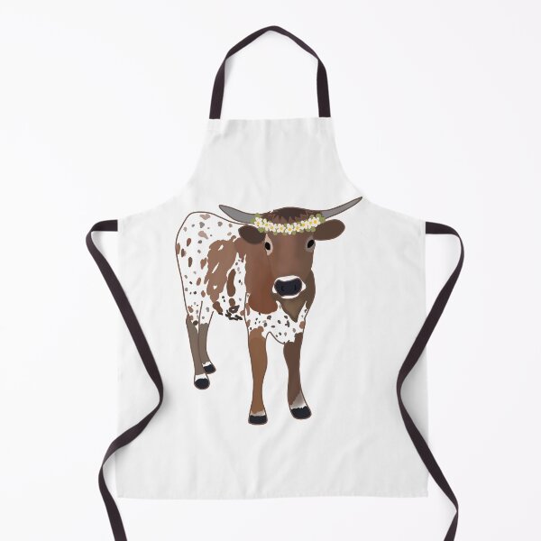 Item preview, Longhorn with flower crown  designed and sold by Solid Gould  Designs.