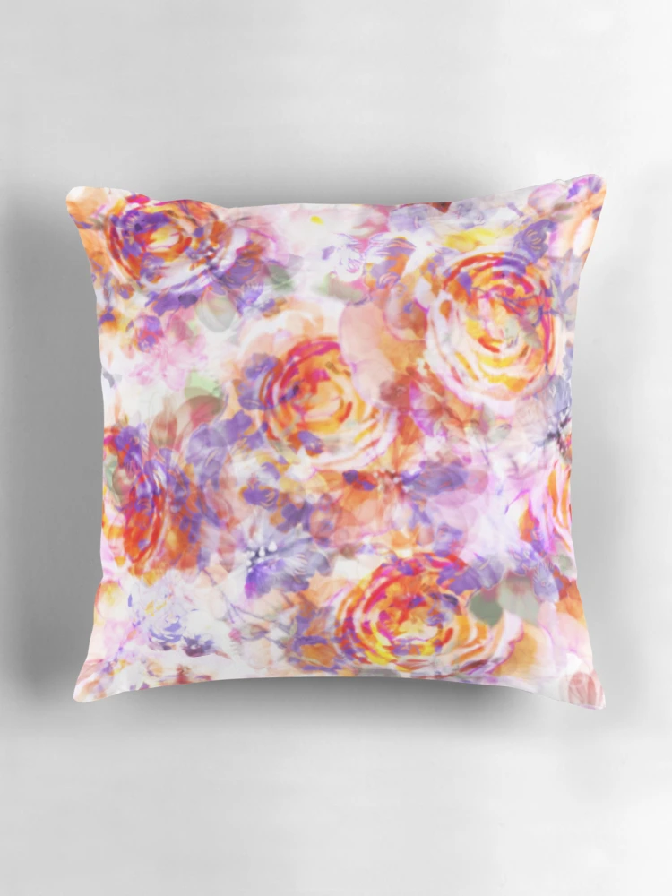 Thumbnail 3 of 4, Pillow, Pattern: Abstract Roses designed and sold by ramanandr.