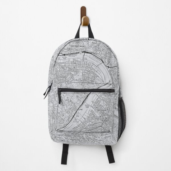 Item preview, Pittsburgh, PA - East Topographical Map Grey designed and sold by PGHPhotoCo.