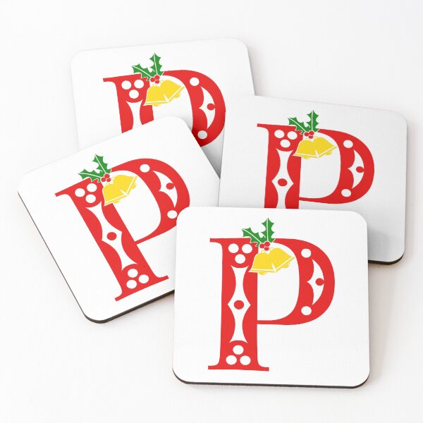 Item preview, Letra decorativa del alfabeto - Inicial P - Regalo de Navidad personalizado designed and sold by MonogramHQ.