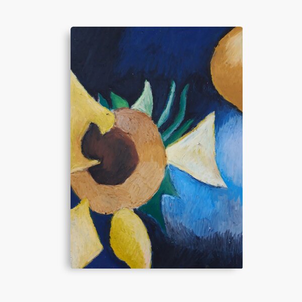 sunflower inspired by van Gogh Canvas Print