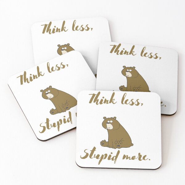 Item preview, A bear trying to think. designed and sold by vinegaricecream.