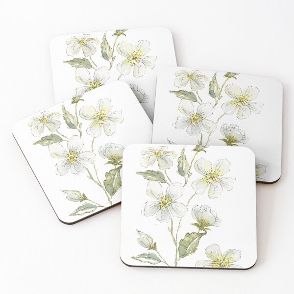 Item preview, Wild Rose White designed and sold by Theodora Gould.