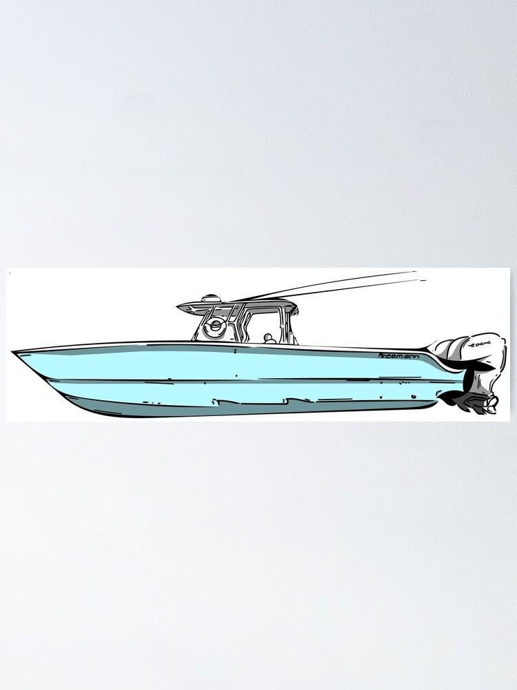 Freeman Boat Sticker for Sale by Michael Garber