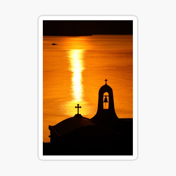 Item preview, Sunset in Tinos island designed and sold by Cretense72.