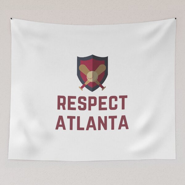 Artikelvorschau, Atlanta Baseball, Respekt Atlanta entworfen und verkauft von Peaceful Life Co.