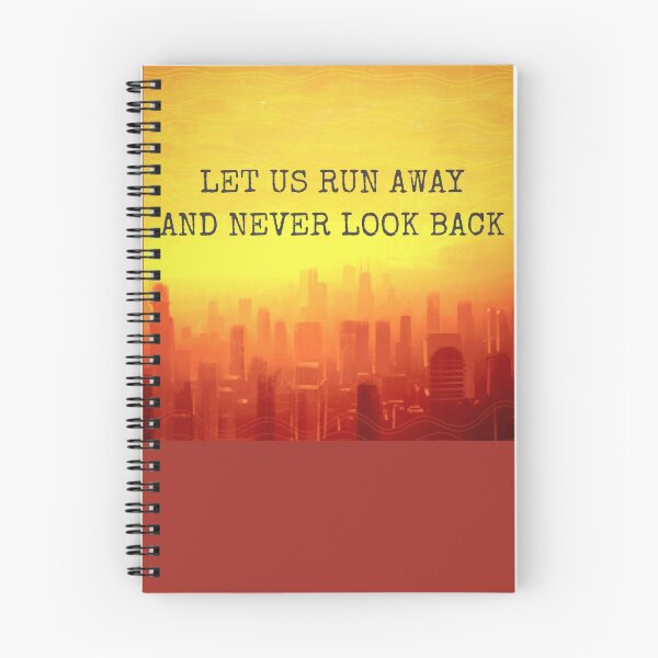 Item preview, Let us run away and never look back - metropolitan sunset designed and sold by niamin.