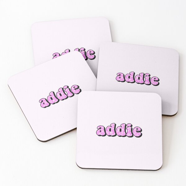 Item preview, aesthetic hot pink glitter addie name designed and sold by STAR10008.