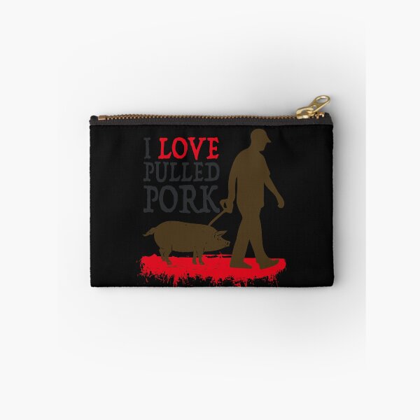 Item preview, Pig Farmer Butcher I love pulled pork designed and sold by tarek25.