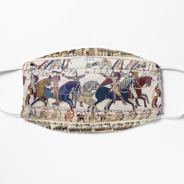 THE BAYEUX TAPESTRY ,BATTLE OF HASTINGS ,NORMAN KNIGHTS HORSEBACK Mask
