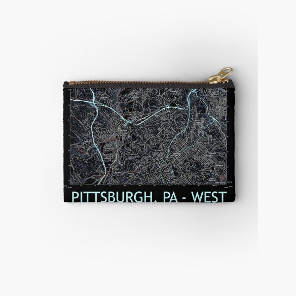 Item preview, Pittsburgh, PA - West Topographical Map Dark designed and sold by PGHPhotoCo.